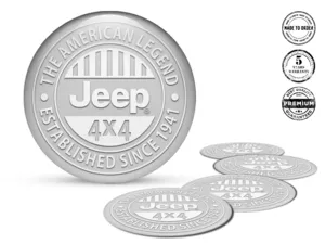 Jeep Decalcomania Ruota Stile Badge Cupola Lusso